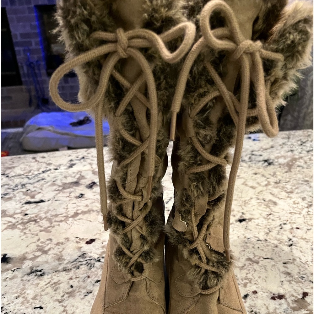 Furry boots (sold)